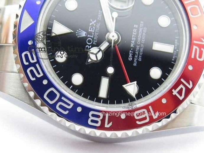 BLRO GMT-Master 116719 Dial A3186 Bp-Maker SS SS Bracelet II Black On 0414